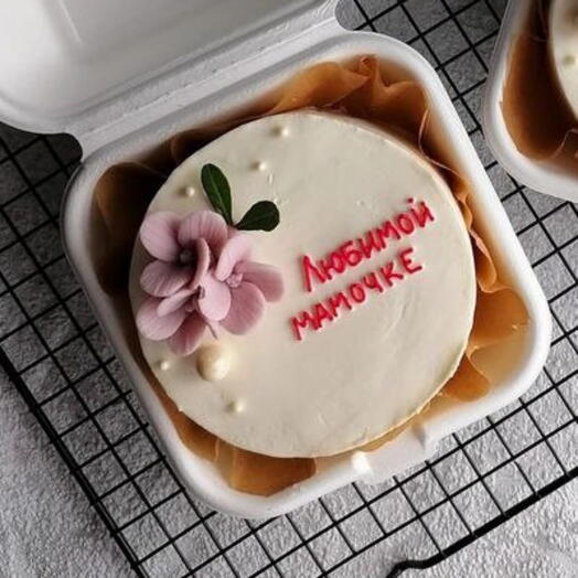 Бенто с цветком маме