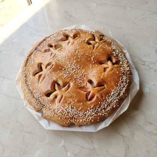 Пирог курочка - сыр