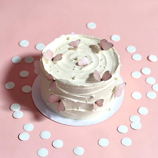Торт на 6-7 человек "Бабочки"