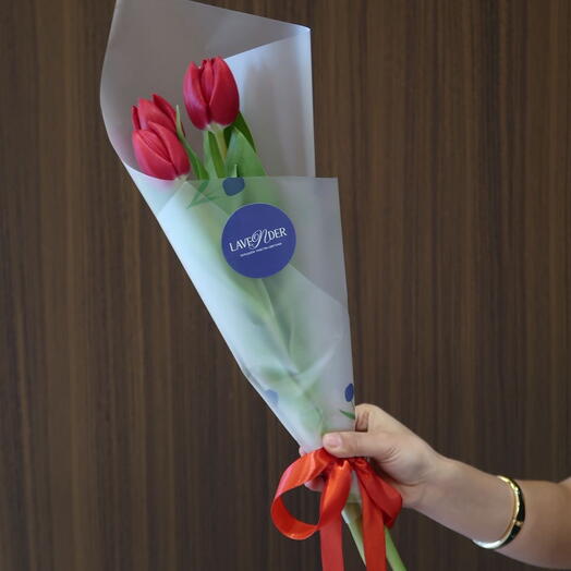 Тюльпаны красные