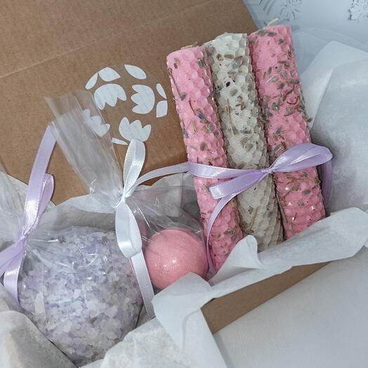 Подарочный набор "розовые мечты" Подарок любимой / девушке / жене / коллеге / маме на 8 марта