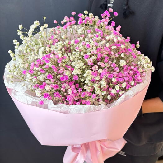 Букет из гипсофилы 8 марта🌸🤍