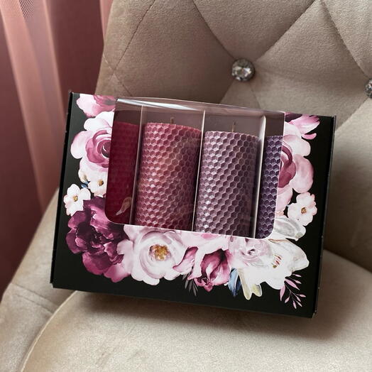 Подарочный набор интерьерных свечей