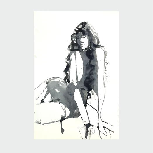 Скетч-Ню-Графика: широкоформатная работа «Обещание»