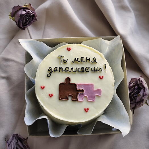 Бенто-торт "Ты меня дополняешь"