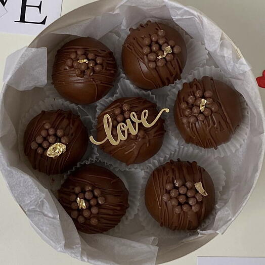 Пирожное картошка «love» подарок девушке, маме, парню