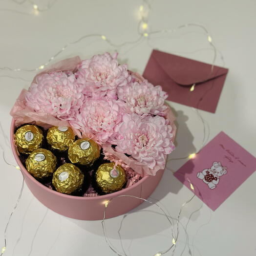 Розовая нежность с Ferrero Rocher
