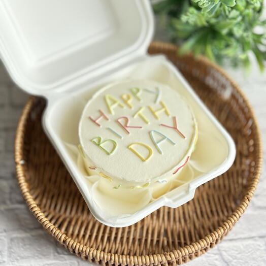 Бенто торт на день рождения happy birthday