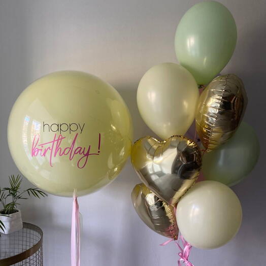 Набор шаров happy birthday