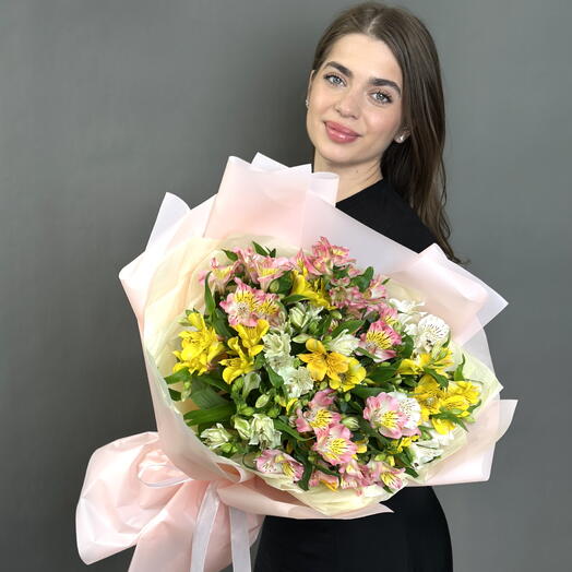 Альстромерия микс