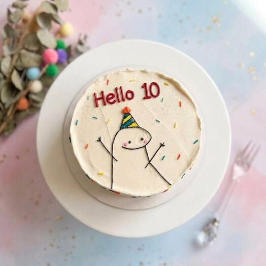Бенто торт «Hello»