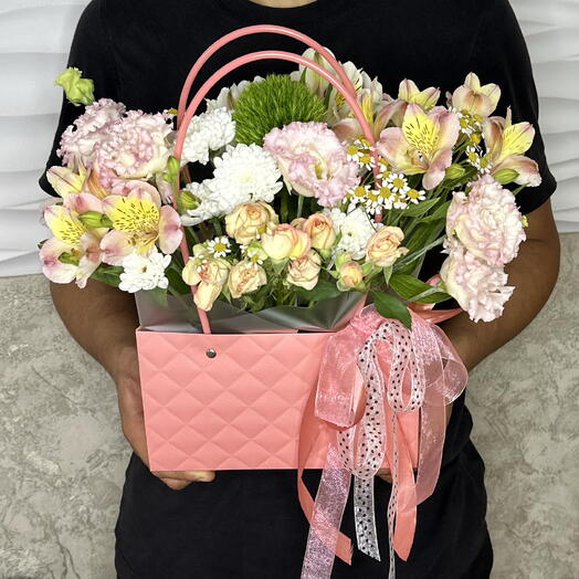 Композиция в сумке «Для тебя»🌸🌿