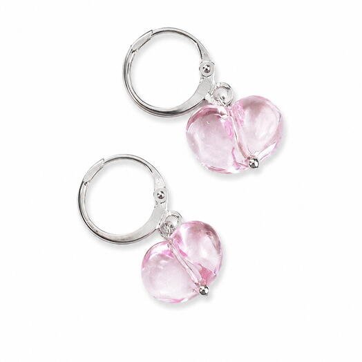 Серьги Hearts Mini Pink