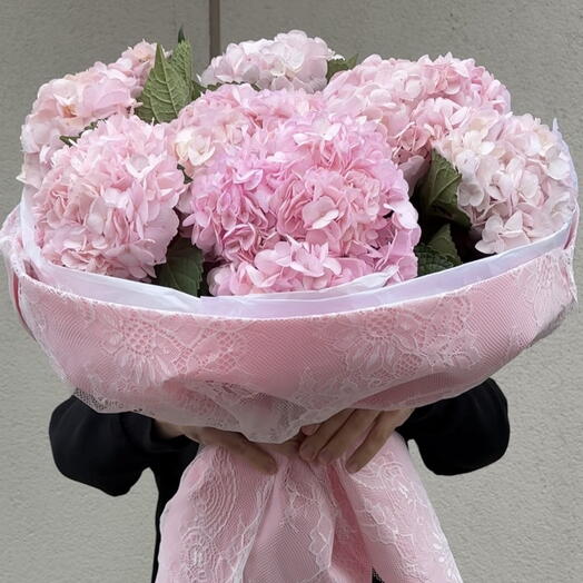 Моно букет из гортензии В Кружеве 💖🤍