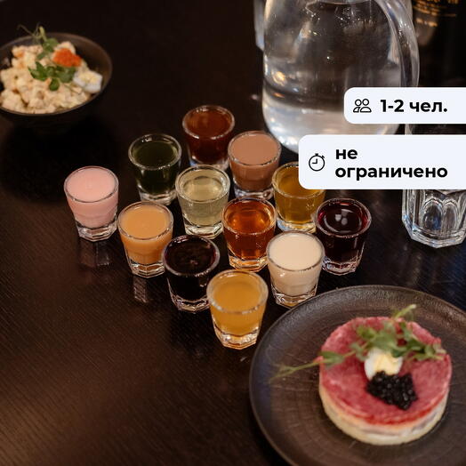 Формула вкуса.  Дегустация настоек и закусок