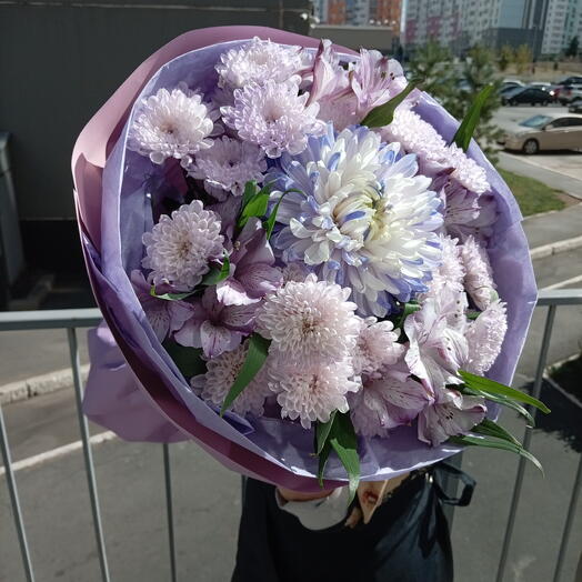 Букет из хризантем
