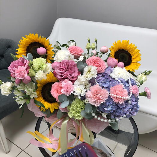 🌻💖Wow Яркая корзина Дофаним и Настроение Bloom Room