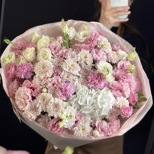 Шикарный сборный нежный букет🌸