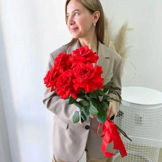 Алая Роза под ленту