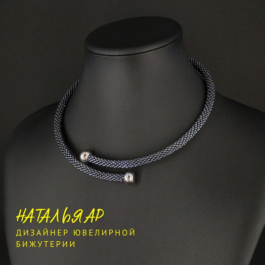 Дизайнерская Бижутерия женская Колье Чокер Украшение на шею Ручная работа Подарок девушке женщине любимой жене Мемори для неё