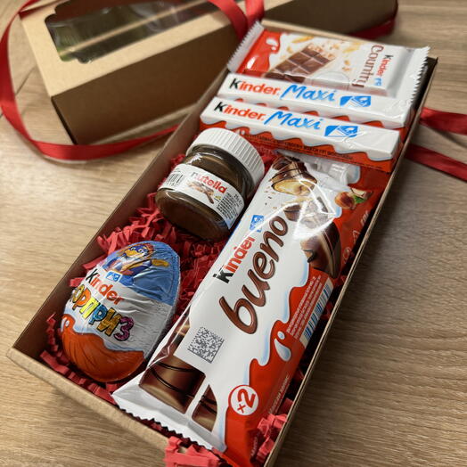Подарочный набор Kinder в прямоугольной коробке