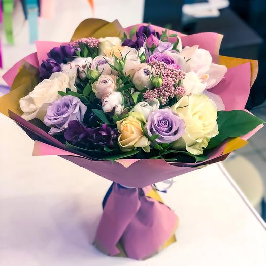 The bouquet is charming