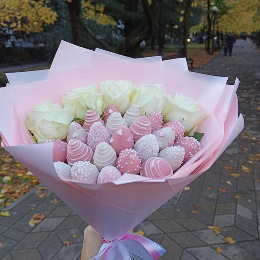 Bouquet with white roses