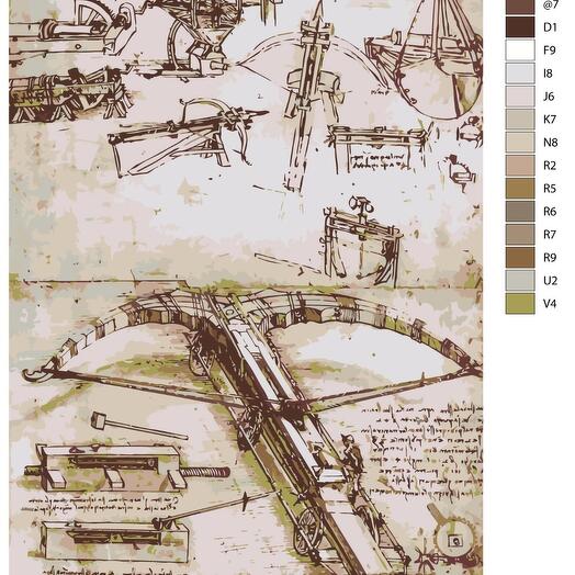 Арбалет леонардо да винчи чертежи
