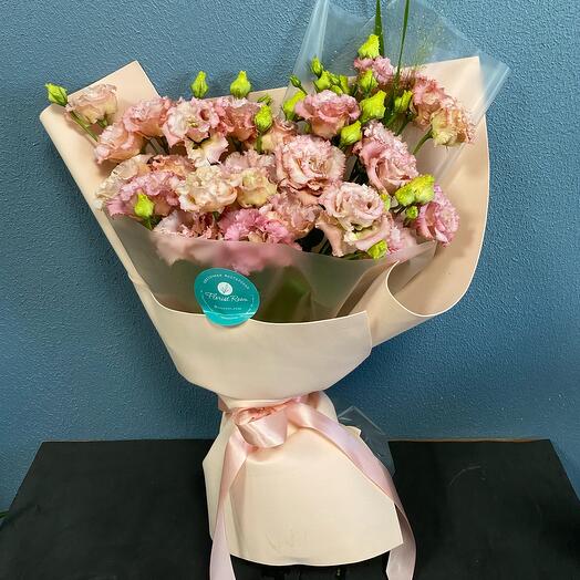 Peach Eustoma
