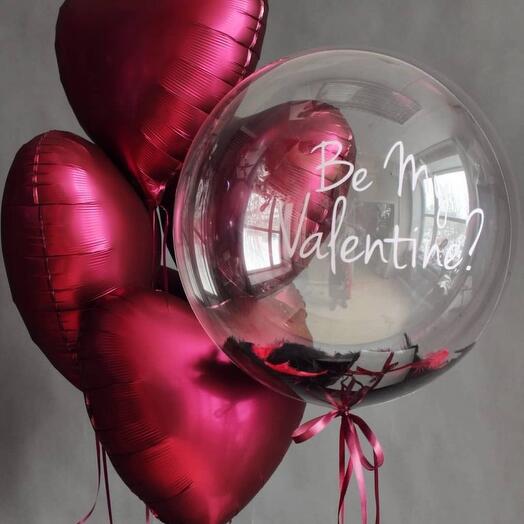 Set of balls "Valentine"