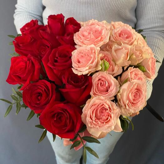 Flores en Caja corazón amoroso