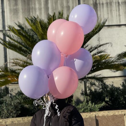 Set de globos de helio "lavanda en Polvo"