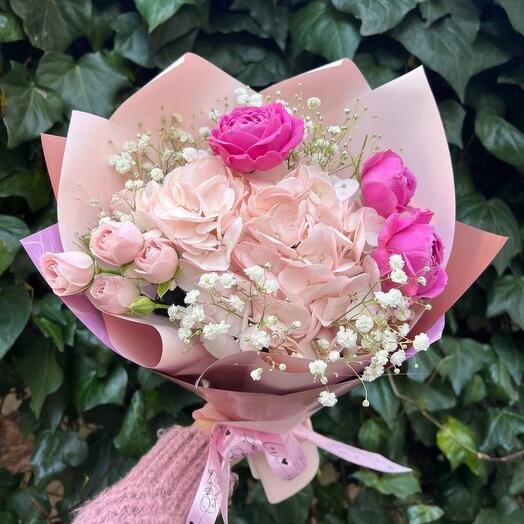 Bouquet "Cream jam"