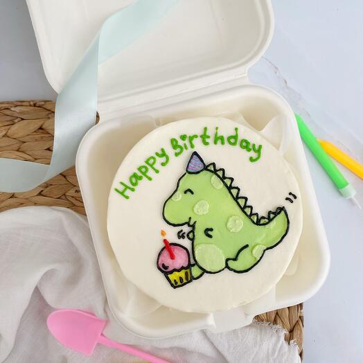 Бенто торт динозаврик на день рождения другу подруге для девушки или парня