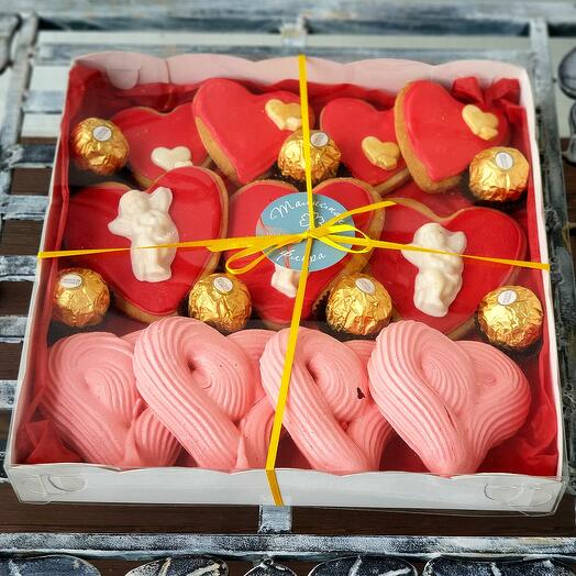 A large gift set of sweets from the bakery of the Bread Angel