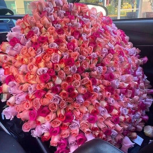 333 rosas ramo mezcla