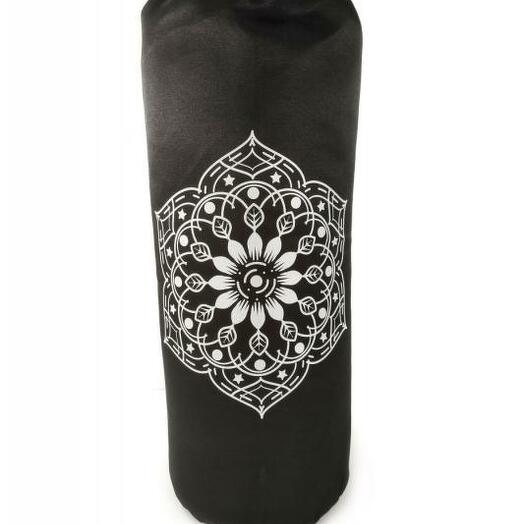 Buckwheat Bolster Mandala Black