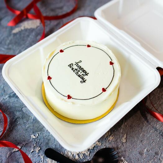Pastel de Bento "Happy Birthday"