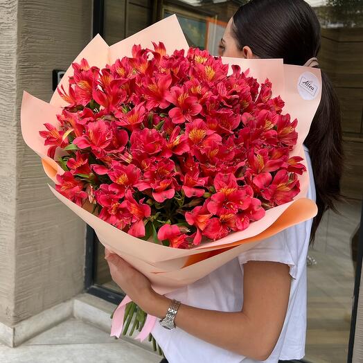 Bouquet of alstromeria