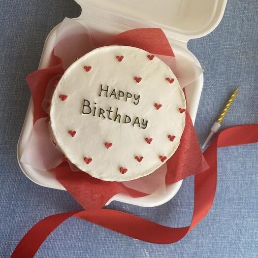 Бенто -торт "happy birthday"