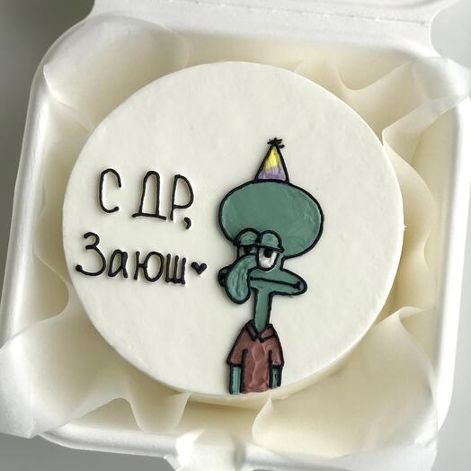 Бенто торт Сквидвард