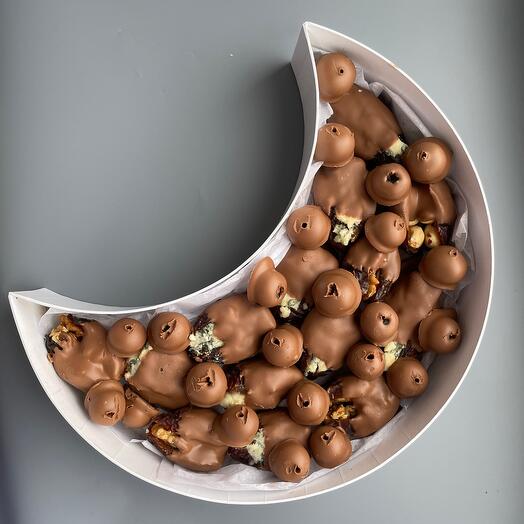 🔥Финики с голубым сыром или грецким орехом, голубика в шоколаде