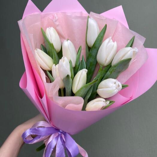 Белый тюльпан