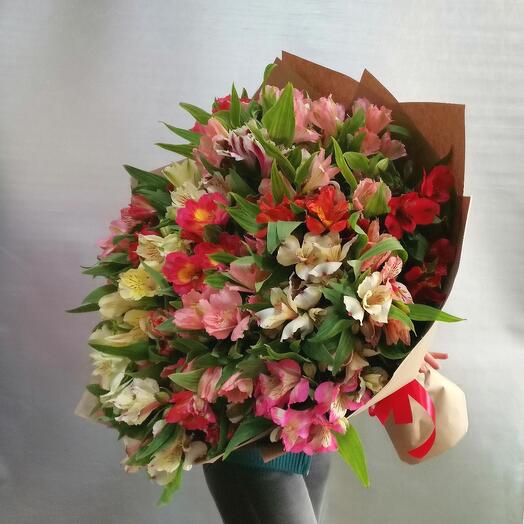 Огромный букет альстромерий по супер цене👍️