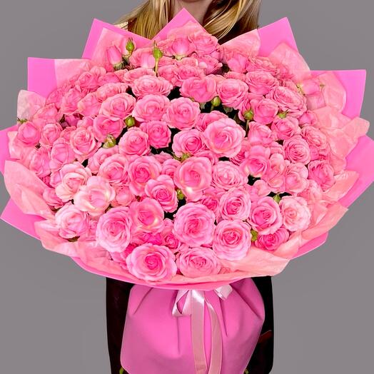 Букет из кустовых роз 🌸🌸🌸