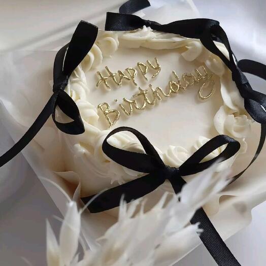 Бенто торт с бантом