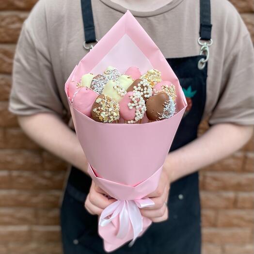 Bouquet de fresas en Chocolate boro XS