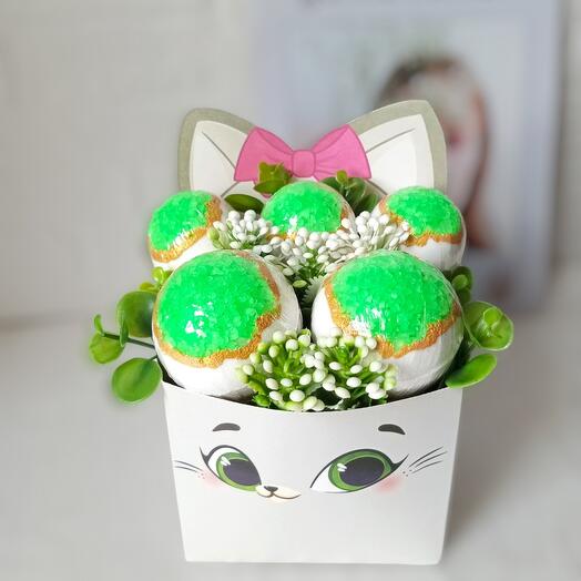 КОШЕЧКА Бомбочки для ванны Green