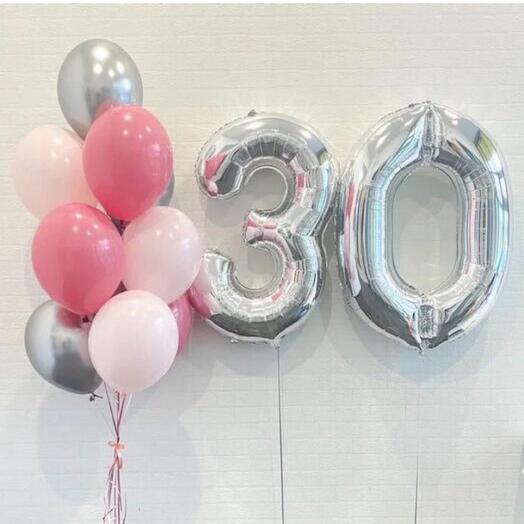Воздушные шары «Веселые 30»
