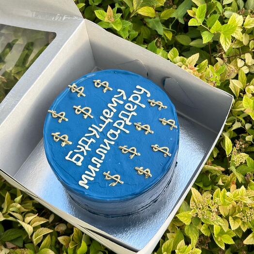 Бенто торт «Будущему Миллиардеру», бенто торт на день рождения,бенто торт Доллар, бенто торт для мужа